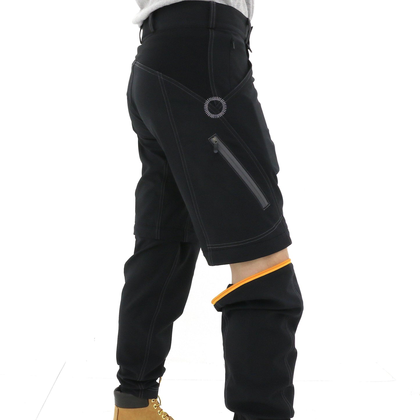 ZipOff Dusters - convertible street / trail pants - Black